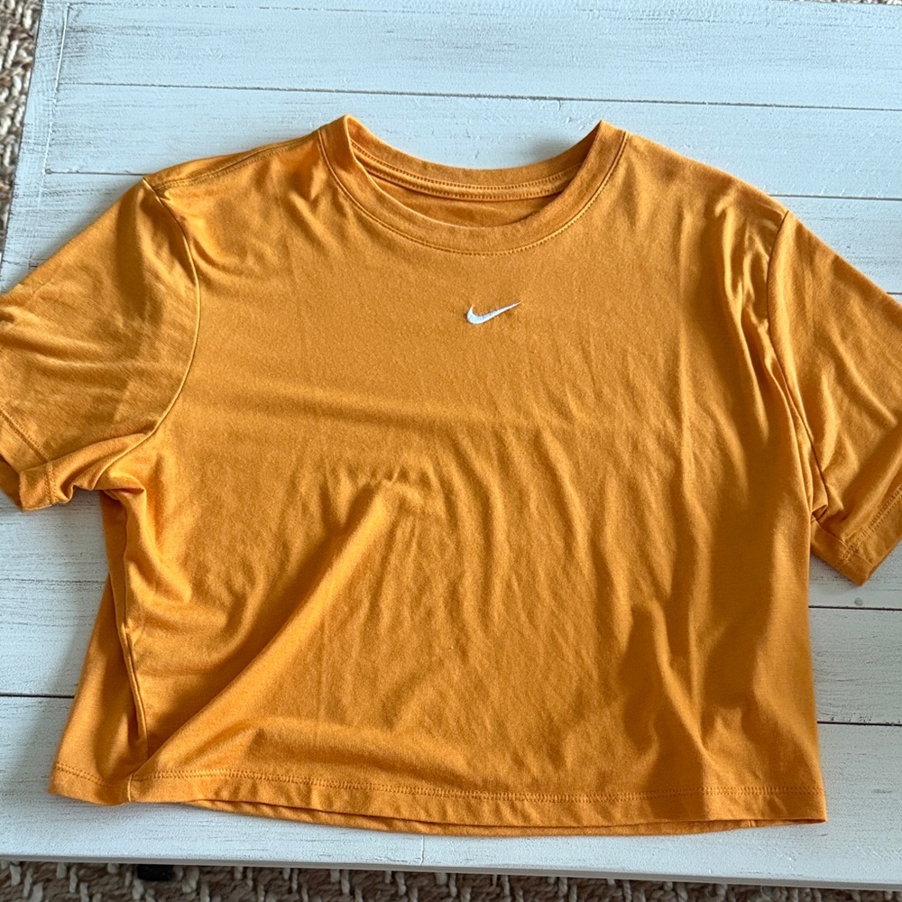 Nike Women's Golden Yellow Short Sleeve Tee